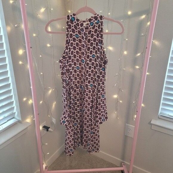 Maje Ralinka Printed Cold-Shoulder Dress - Picture 2 of 8